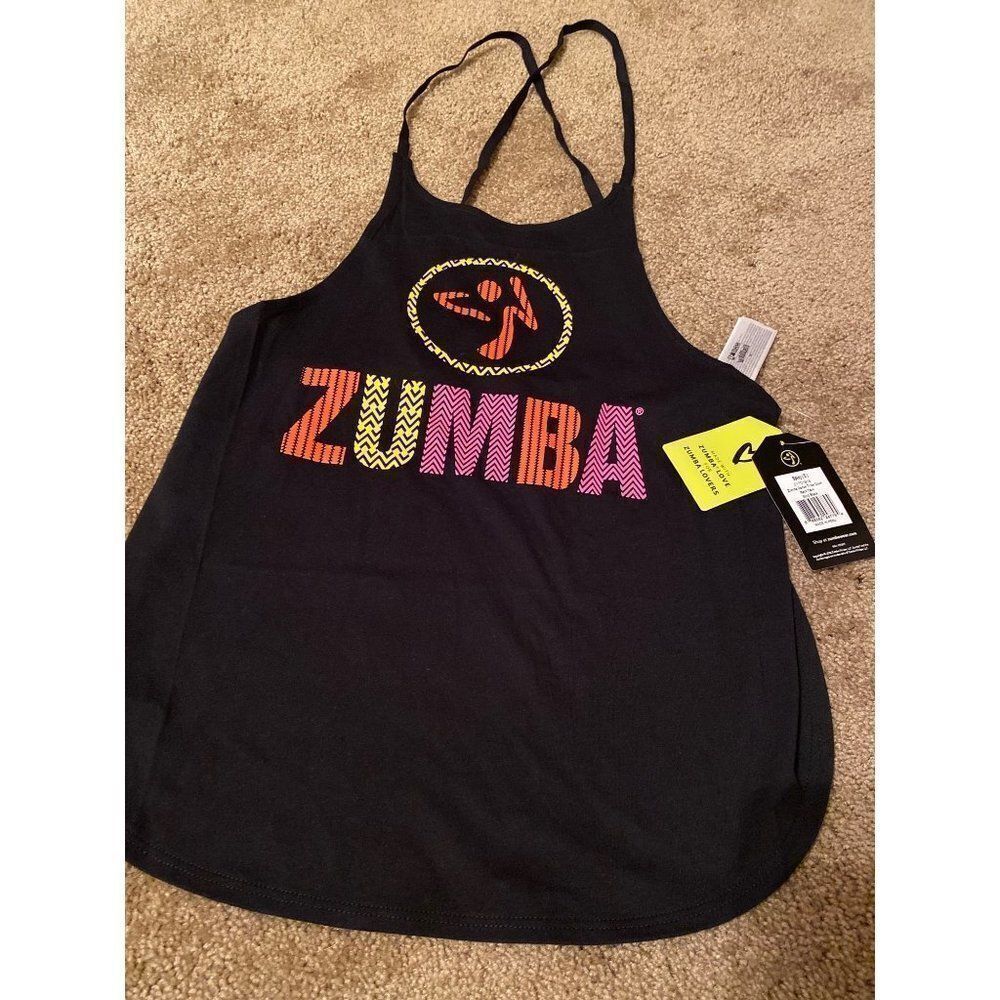 NWT‎ Small Zumba Tribe open back Strappy back tie
